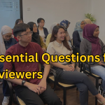 Image of an interviewer conducting an interview with a candidate.